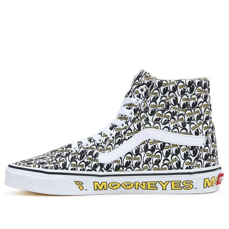 Vans Mooneyes x SK8-HI 'True White Yellow' VN0A7Q5N6M5
