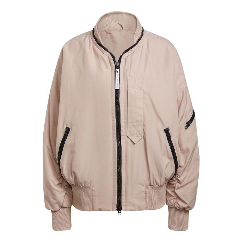 (WMNS) adidas by Stella McCartney Woven Bomber Jacket 'Brown' HA6024