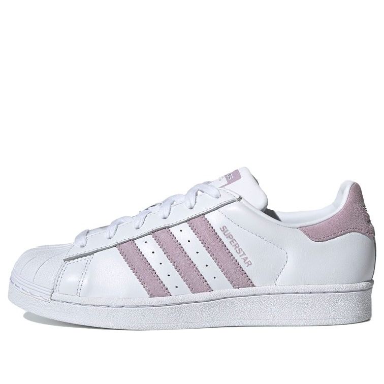 (WMNS) adidas originals Superstar 'White/Purple' EE7400