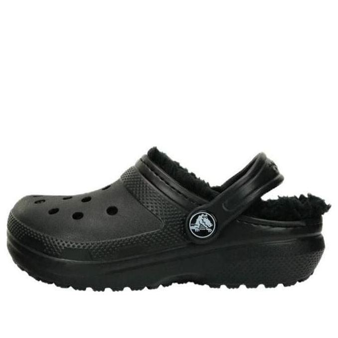 (GS) Crocs Kids Classic Lined Clogs 'Black' 207010-060