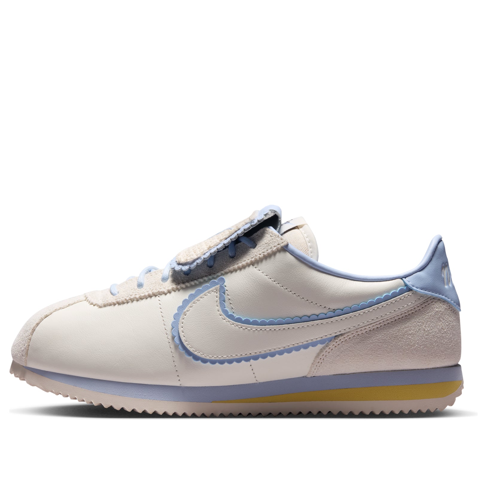 (WMNS) Nike Cortez 'Sail Soft Yellow Hydrogen Blue' IW6363-117