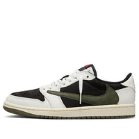 (WMNS) Air Jordan 1 Retro Low OG SP x Travis Scott 'Medium Olive' DZ4137-106