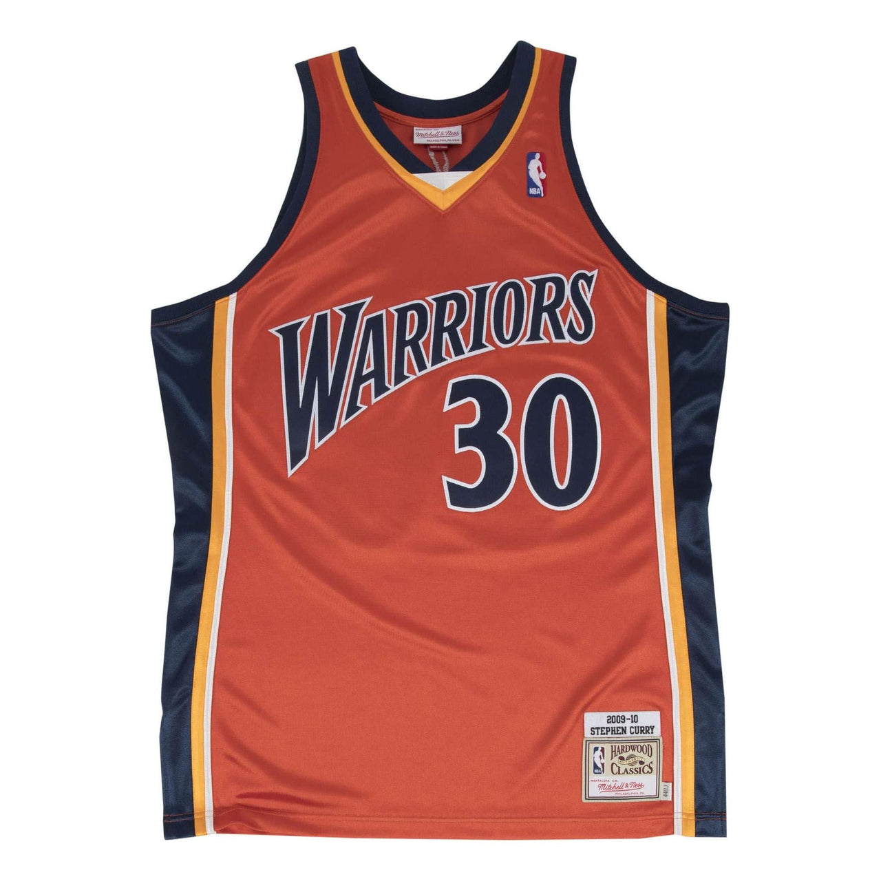 Mitchell & Ness NBA x Golden State Warriors 2009-10 Jerseys 'Stephen Curry 30' AJY4CP19132-GSWORAN09SCU