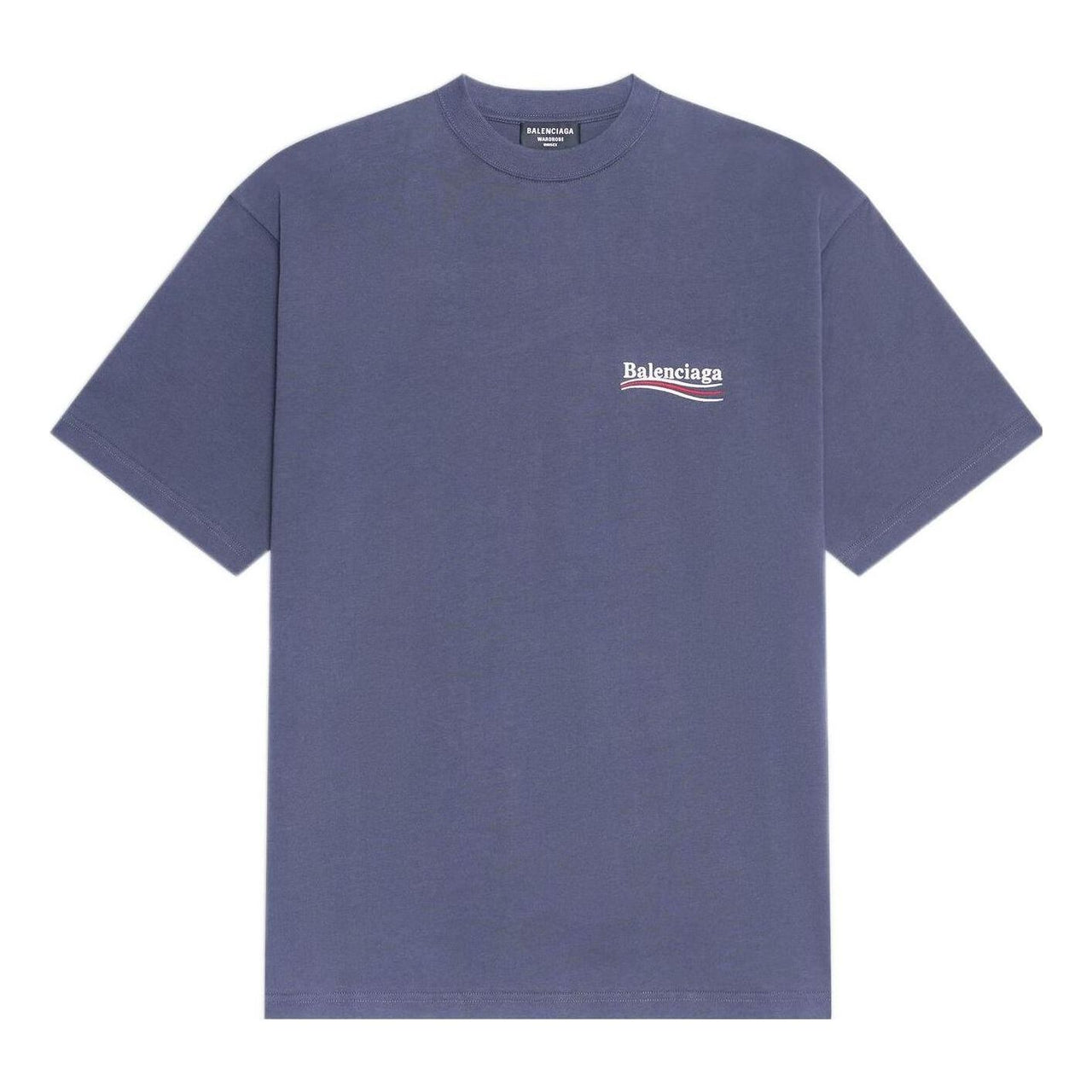 Balenciaga Political Campaign T-Shirt Large Fit 'Dark Grey' 641675TKVJ11366