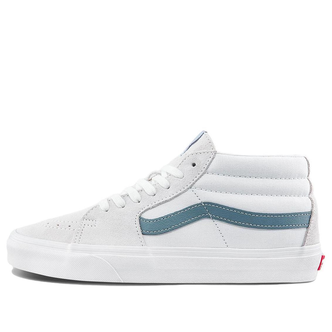 Vans Sk8-Mid Casual Wear-resistant Skateboarding Shoes Unisex White VN0A5KXERV2