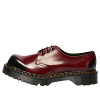 Dr. Martens 1461 Bex Rub Off Leather Shoes 'Cherry Red Black' 42890600
