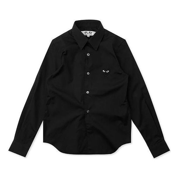 COMME des GARCONS PLAY Black Emblem Button Down 'Black' AZ-B004-051-1