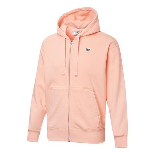PUMA Downtown Hooded Jacket 'Pink Black White' 531427-26