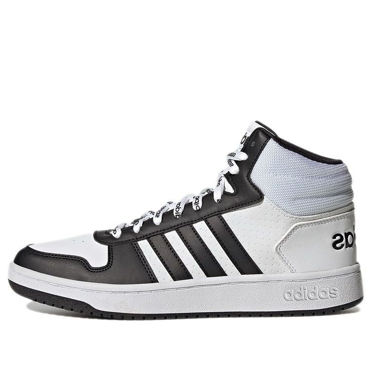 adidas Hoops 2.0 Mid 'White Black' FW4476
