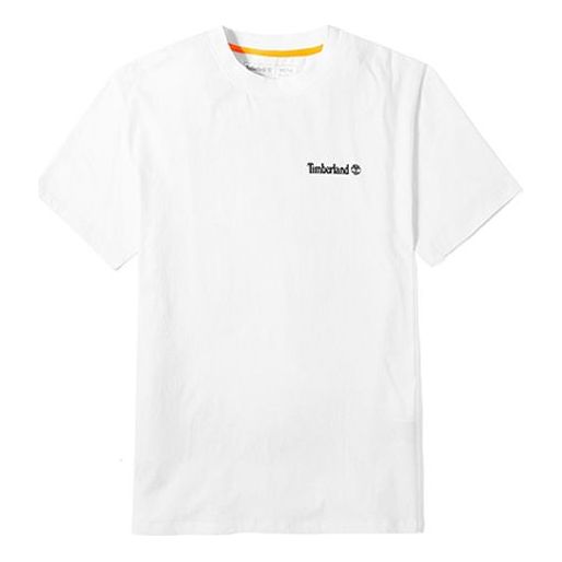 Men's Timberland SS20 Round Neck Printing Short Sleeve White A28NC100