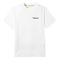Men's Timberland SS20 Round Neck Printing Short Sleeve White A28NC100