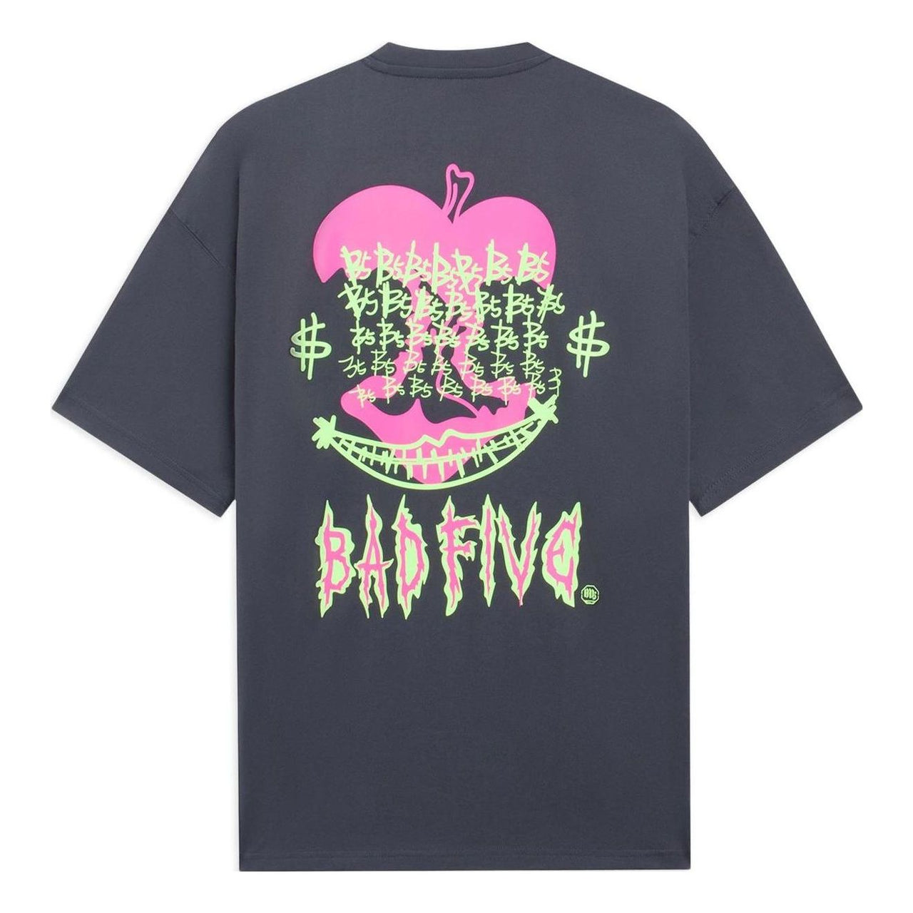 Li-Ning BadFive Graphic Loose Fit T-shirt 'Dark Grey' AHSS421-9
