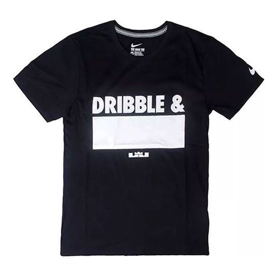 Nike LeBron James DRIBBLE TEE Basketball Short Sleeve Black CK4259-010