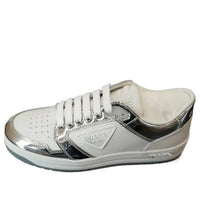 (WMNS) PRADA District Leather Sneakers 'White Silver' 1E790M_3LJ6_F0J36