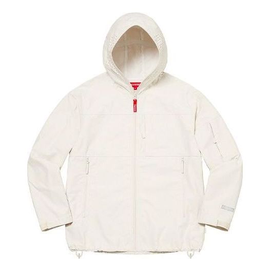 Supreme Full Zip Facemask Jacket 'White' SUP-SS22-610