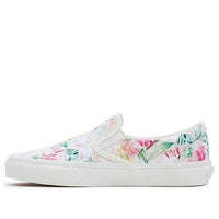 (WMNS) Vans Classic Slip-On Shoes 'White Multicolor' VN0009Q7BMB