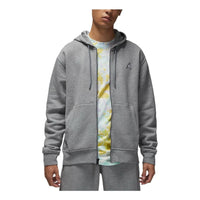 Nike Solid Color Brand Zipper Hooded Long Sleeves Hoodie Men's Grey DQ7351-091