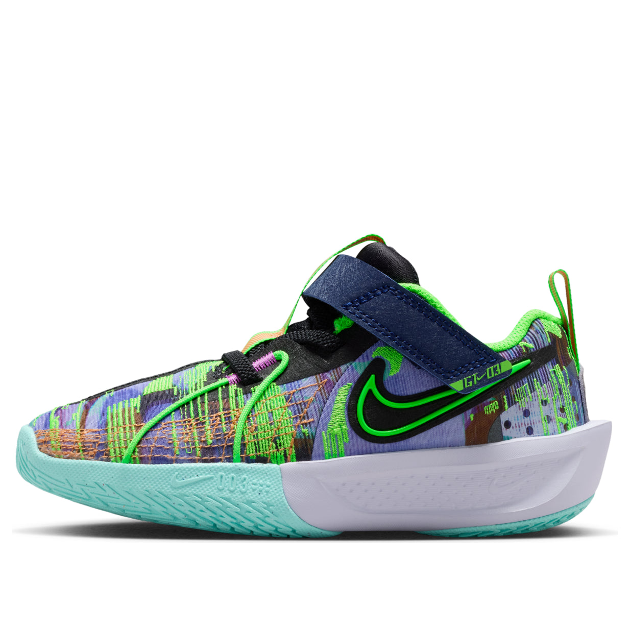 (TD) Nike G.T. Cut 3 'Blue Void Green Strike Hyper Violet' HV2244-400