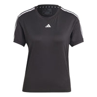 (WMNS) adidas AEROREADY Train Essentials 3-Stripes T-Shirt Asia Sizing 'Black White' IC5039