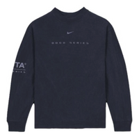 Nike x NOCTA Drake 8K Peaks Long-Sleeve Mock Neck Asia Sizing 'Navy' FQ6557-451
