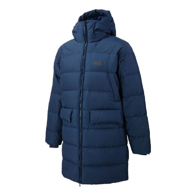 PUMA Winter Jacket Down Coat 'Navy' 672437-73