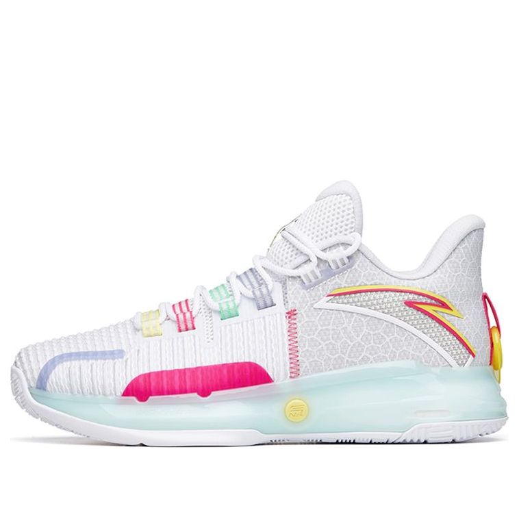 ANTA Light Crazy 1 Basketball Shoes 'White Pink' 112221607-1