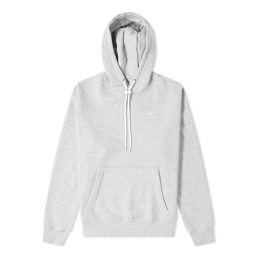 Men's Nike Fleece Hooded Pullover Gray CD6393-051