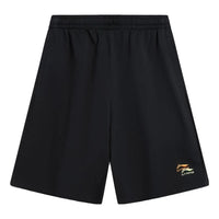 Li-Ning Double Embroidered Logo Shorts 'Black' AKST745-1