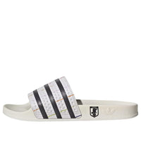 adidas Trefoil Slide 'White Black' KZ9400