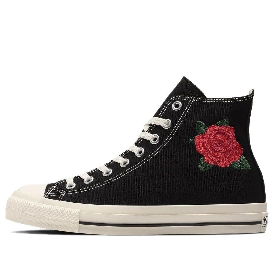 Converse All Star Rose Embroidery Hi 'Black White Red' 31311860