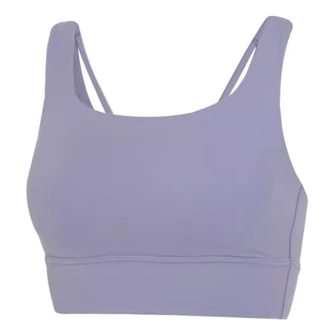(WMNS) Nike Zenvy Longline Medium-Support Padded Sports Bra 'Ashen Slate Black' DO6620-519
