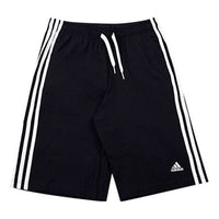 (GS) adidas Essentials 3-Stripes Shorts 'Black White' GN4007