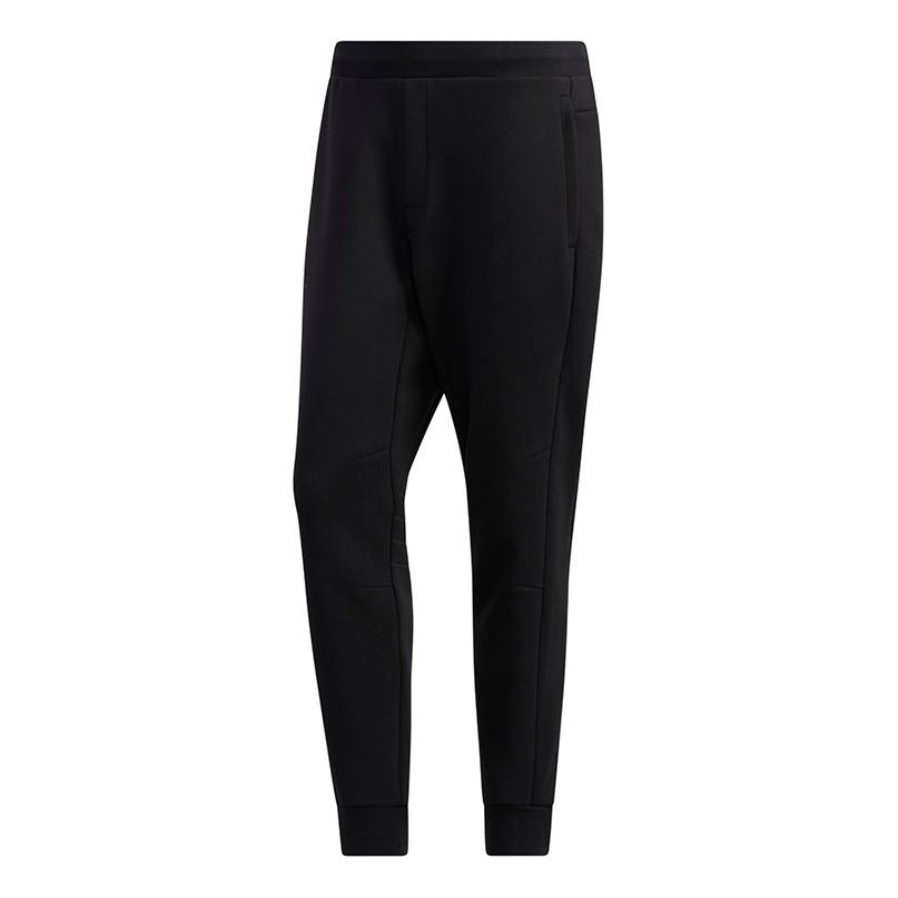 adidas Th Pnt Peach Solid Color Casual Cozy Bundle Feet Sports Pants Black GM4412