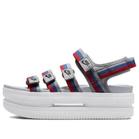 (WMNS) Nike Icon Classic Sandal 'Metallic Silver Game Royal' DH0224-003