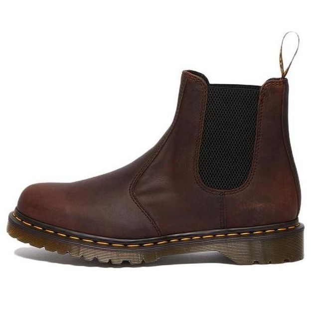 Dr. Martens 2976 Waxed Full Grain Leather Chelsea Boots 'Chestnut' 30676294