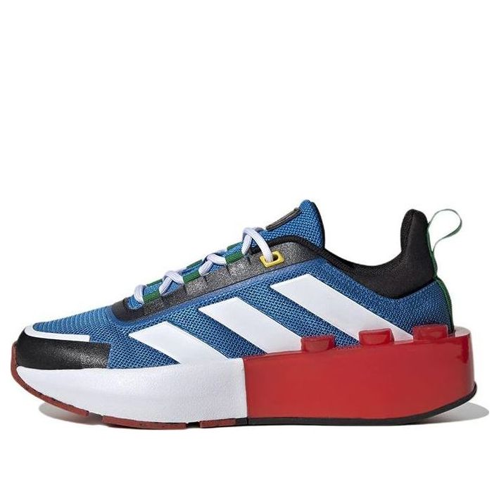 (GS) adidas Tech Runner x LEGO 'Shock Blue Red' HP5884