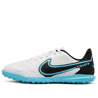 (GS) Nike JR Tiempo Legend 9 Club TF Turf Shoes 'White Blue Black' DA1334-146