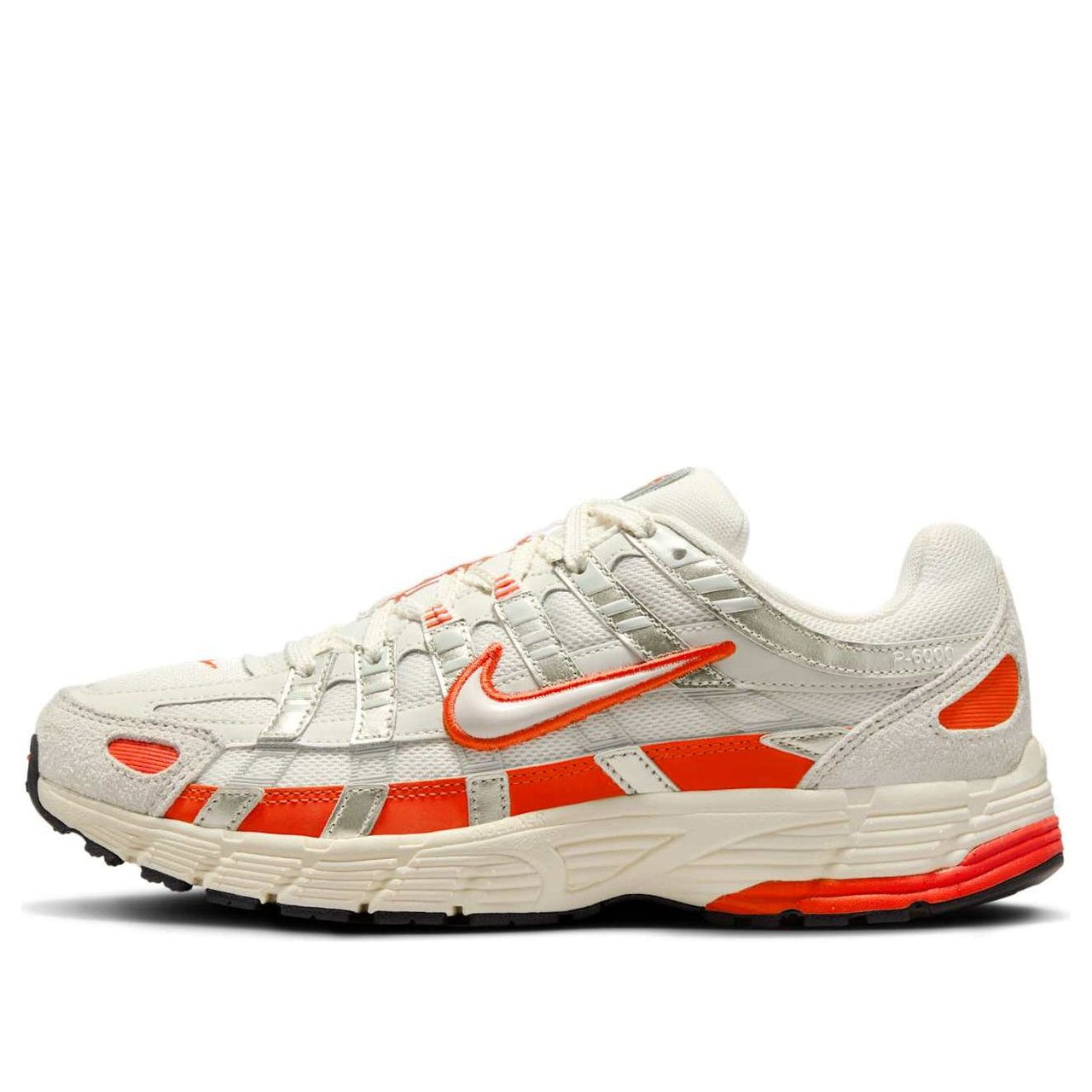 (WMNS) Nike P-6000 'Sail Light Bone Picante Red' HV5230-133