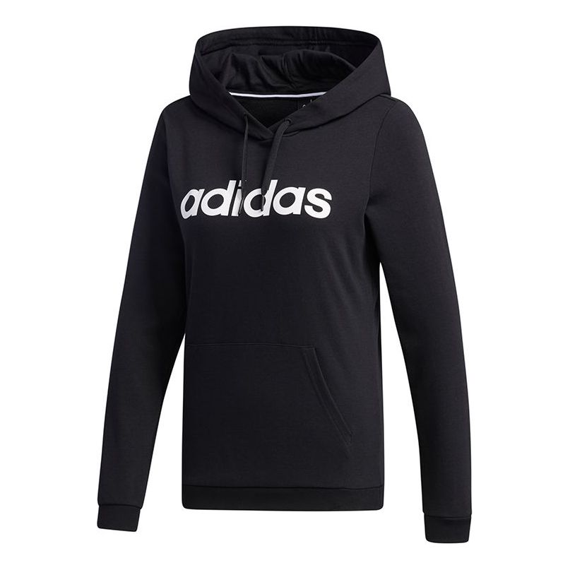 (WMNS) adidas neo Esntl Log Sweatshirt Black GJ7922