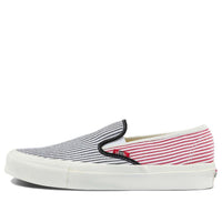 Vans Style 48 LX Casual Fashion Skate Shoes Unisex Blue Pink Stripe 'Blue Pink' VN0A4UVFAR7