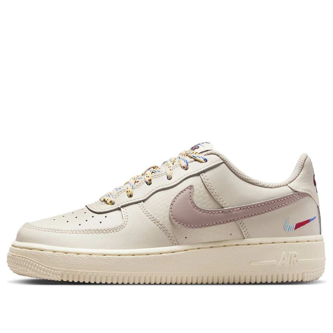 (GS) Nike Air Force 1 LV8 1 'Light Orewood Brown Burgundy Crush' HQ1907-100