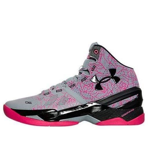 Under Armour Curry 2 Mothers Day 'Light Gray Black Pink' 1259007-037
