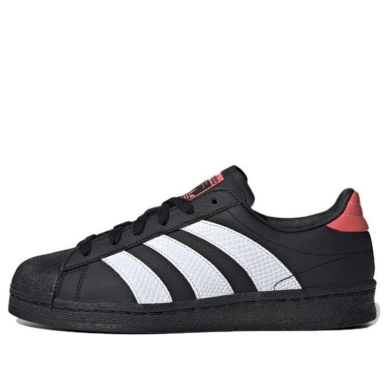 (WMNS) adidas Superstar 82 'Black White Scarlet' IE3056