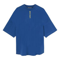 Palm Angels NS Logo Over T-Shirt 'Blue White' PMAA002C99JER0074601