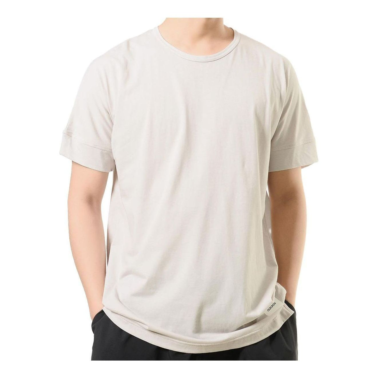 adidas Casual T-Shirts 'Beige' DM9551