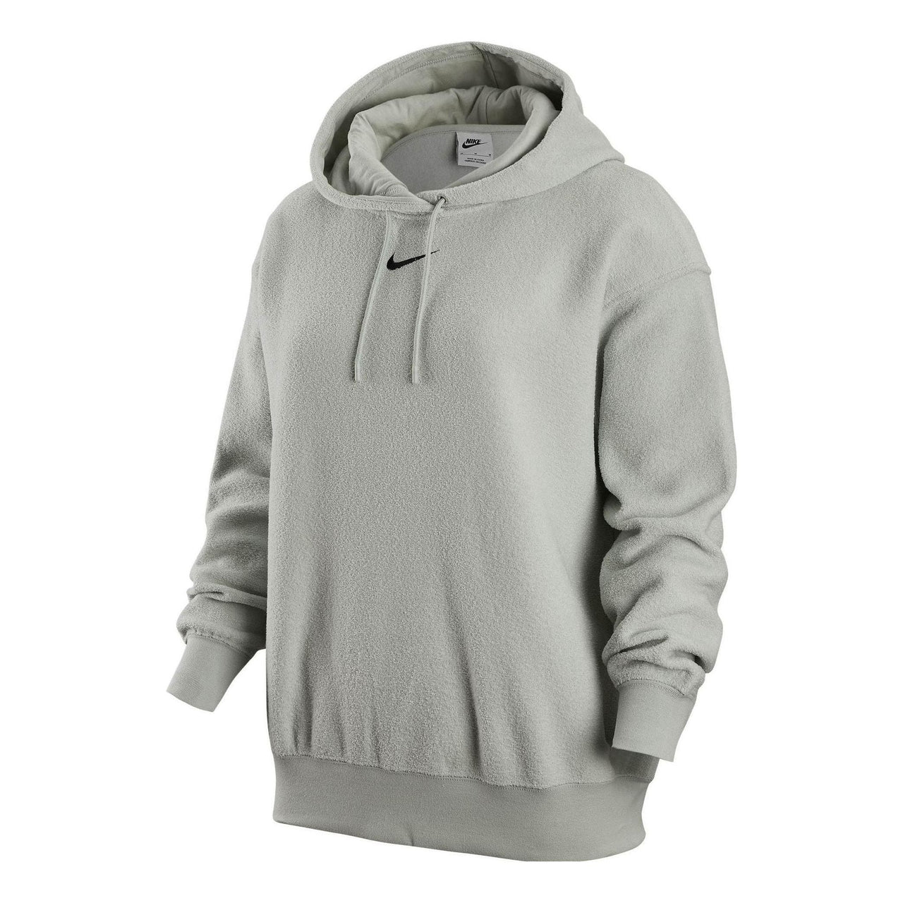 (WMNS) Nike Sportswear Logo Hoodie 'Grey' DV7100-014