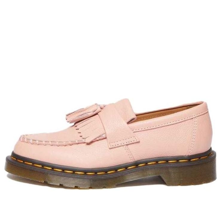 (WMNS) Dr.Martens Adrian Virginia Leather Tassel Loafers 'Peach Beige' 22760329