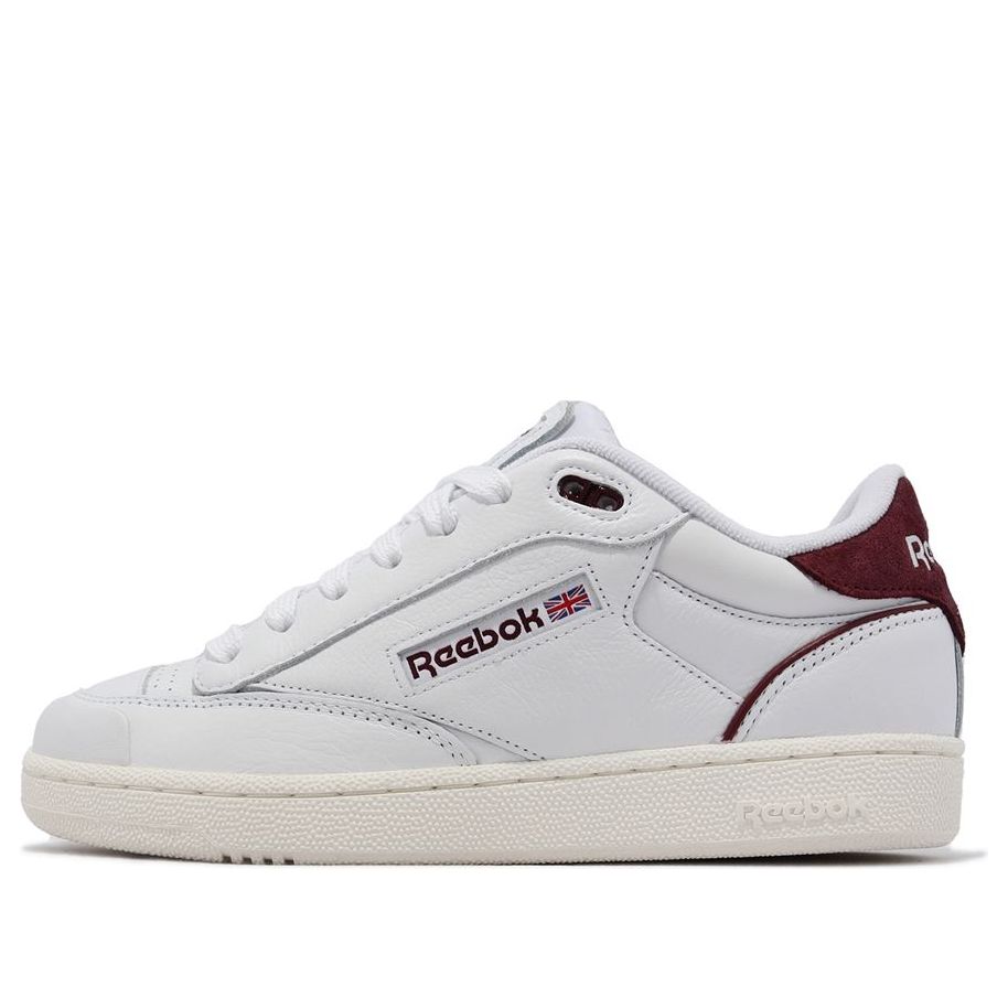 Reebok Club C Bulc 'White Classic Burgundy' 100032938