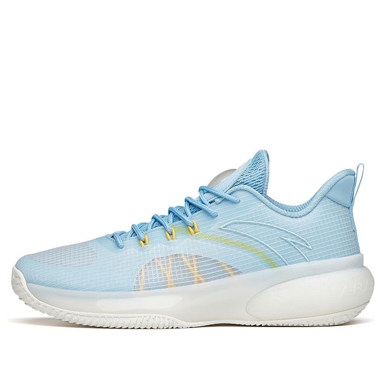 ANTA Light Bubble Cement Basketball Shoes 'Blue White' 112121606S-9