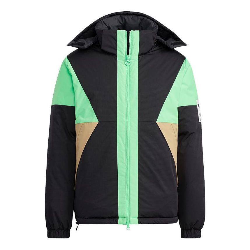 adidas originals Revers Down Jkt Reversible Sports hooded down Jacket Black H66015